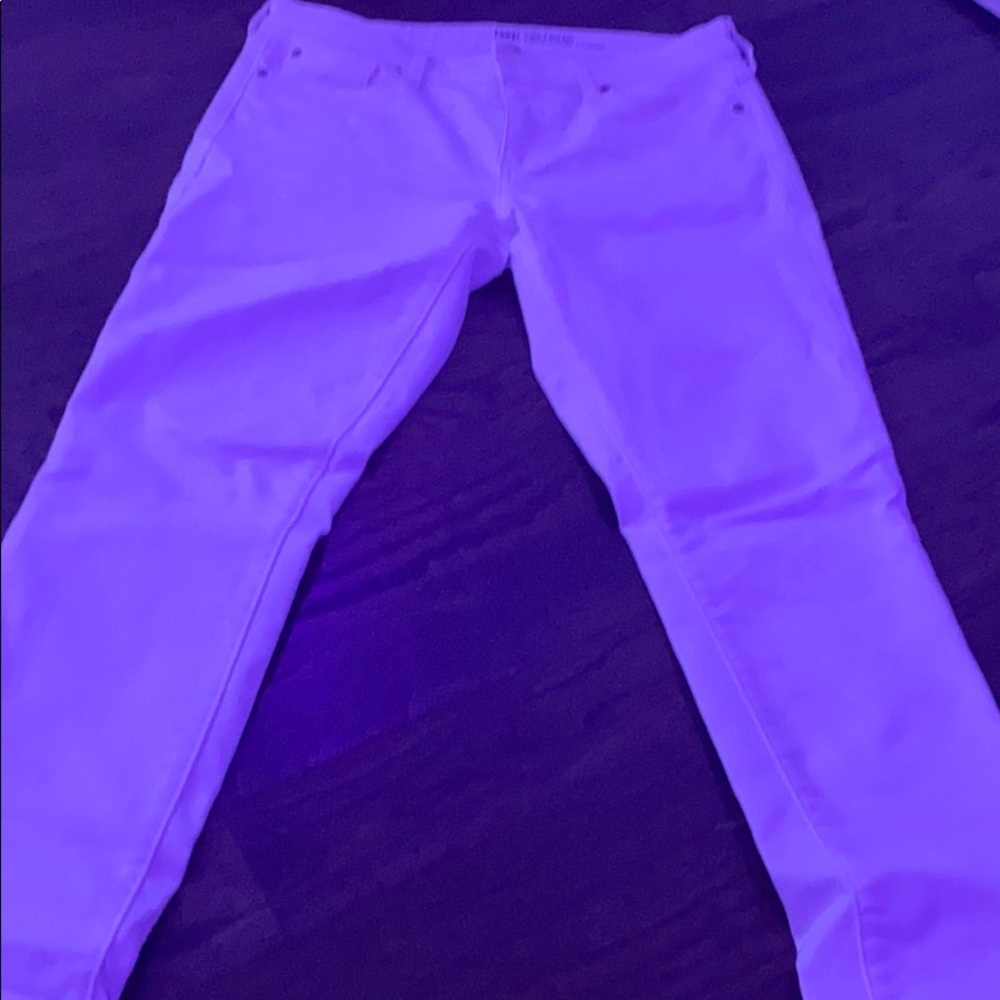 white jeans